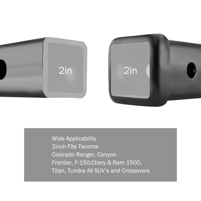 OPENROAD Trailer Hitch Extensionï¼Œ12 inch Hitch Extender Length for 2-inch Receiver Tube Extender,5000lbs GTW,500 lbs TW,Includes 5/8'' Hitch Pin - Image 5
